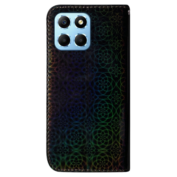 For Honor X8 5G Colorful Magnetic Buckle Leather Phone Case