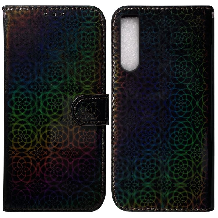 For Sony Xperia 10 IV 2023 Colorful Magnetic Buckle Leather Phone Case