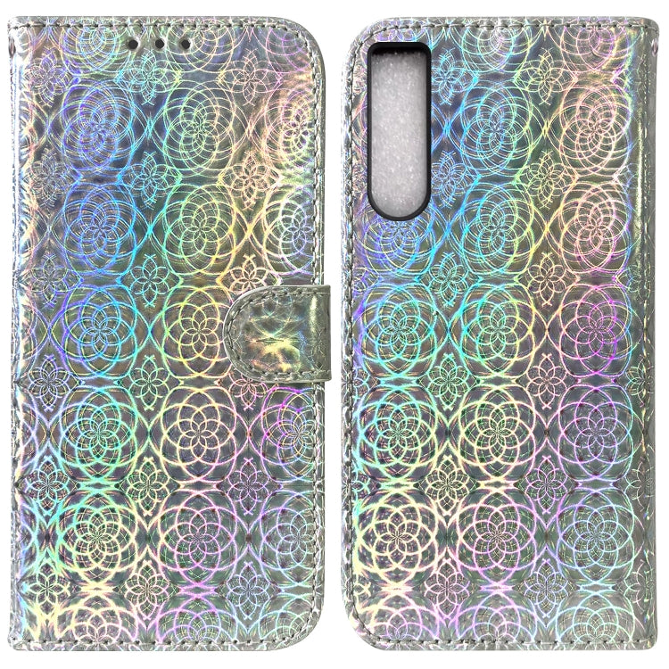 For Sony Xperia 10 IV 2023 Colorful Magnetic Buckle Leather Phone Case