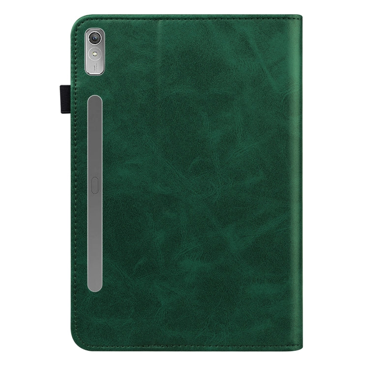For Lenovo Tab P11 Pro Gen 2 Embossed Striped Leather Tablet Case