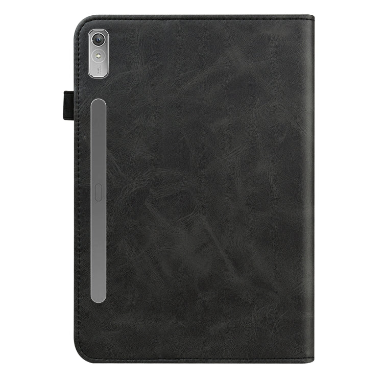 For Lenovo Tab P11 Pro Gen 2 Embossed Striped Leather Tablet Case