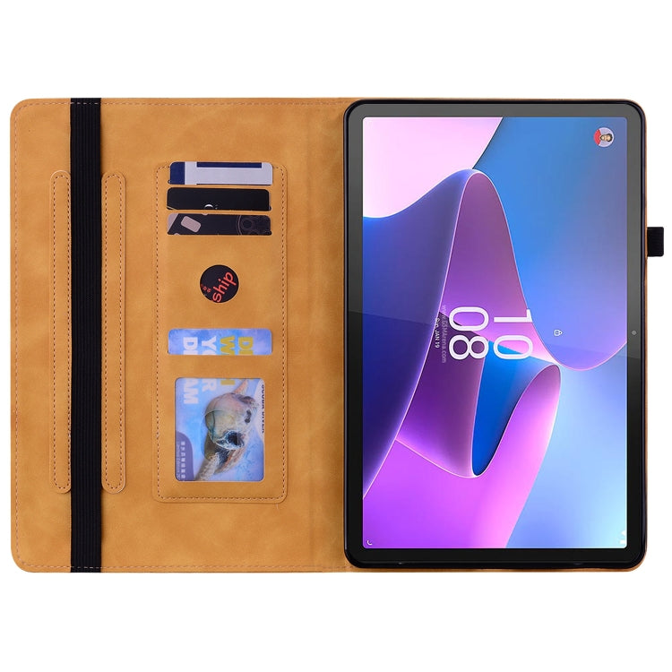 For Lenovo Tab P11 Gen 2 11.5 Skin Feel Solid Color Zipper Leather Tablet Case