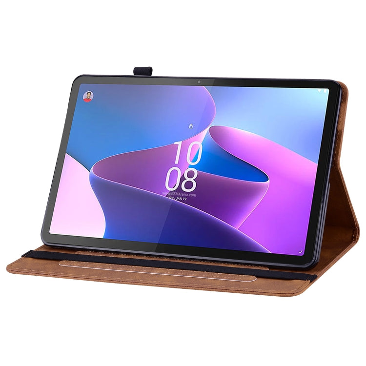 For Lenovo Tab P11 Pro Gen 2 11.2 Skin Feel Solid Color Zipper Leather Tablet Case