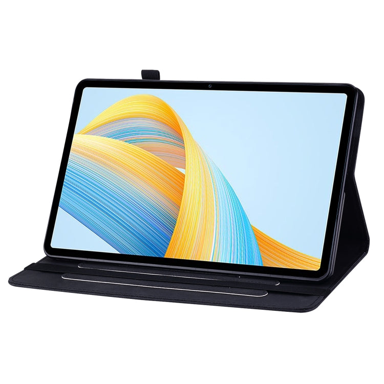 For Honor Pad V8 Pro Skin Feel Solid Color Zipper Leather Tablet Case