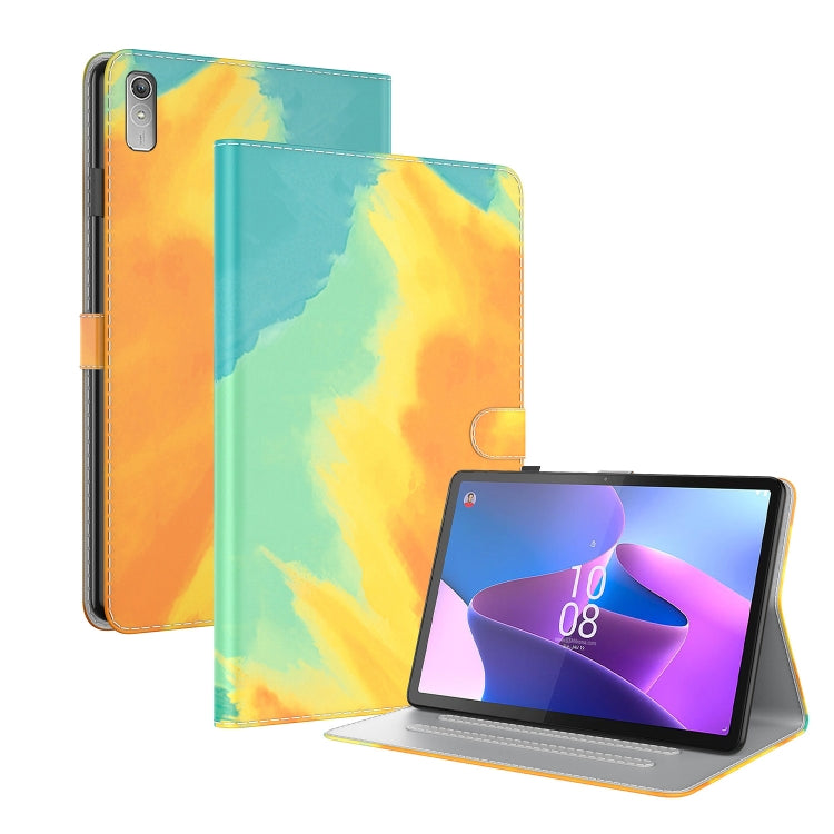 For Lenovo Tab P11 Gen 2 11.5 Watercolor Pattern Flip Leather Tablet Case