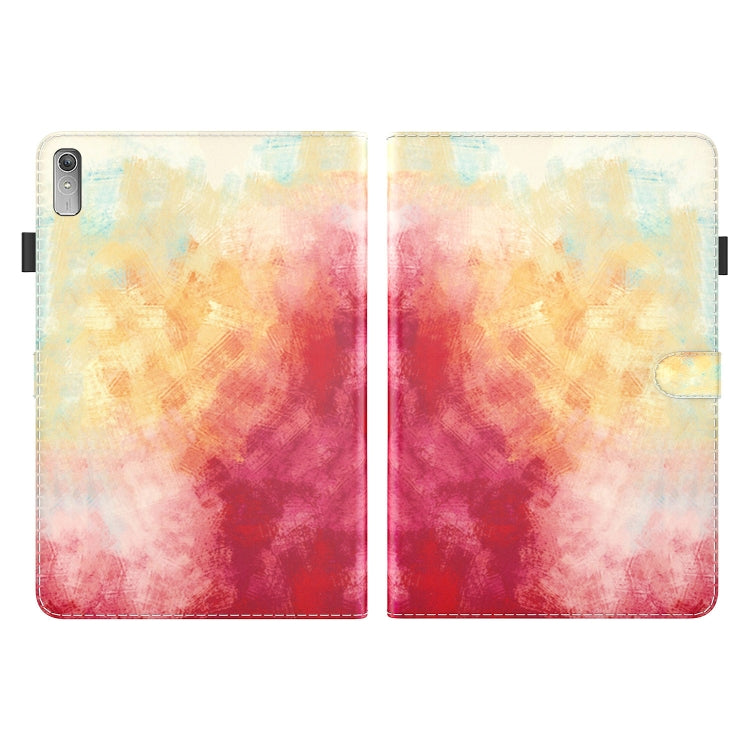 For Lenovo Tab P11 Gen 2 11.5 Watercolor Pattern Flip Leather Tablet Case