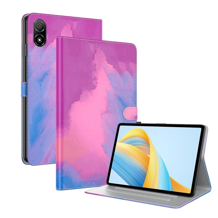 For Honor Pad V8 Pro Watercolor Pattern Flip Leather Tablet Case