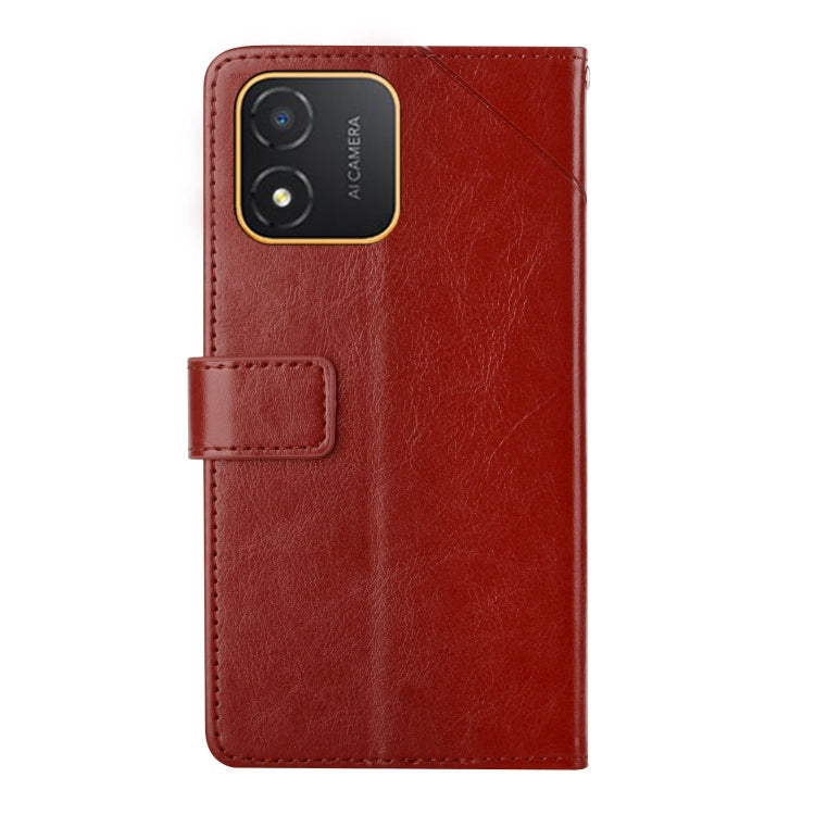 For Honor X5 4G HT01 Y-shaped Pattern Flip Leather Phone Case