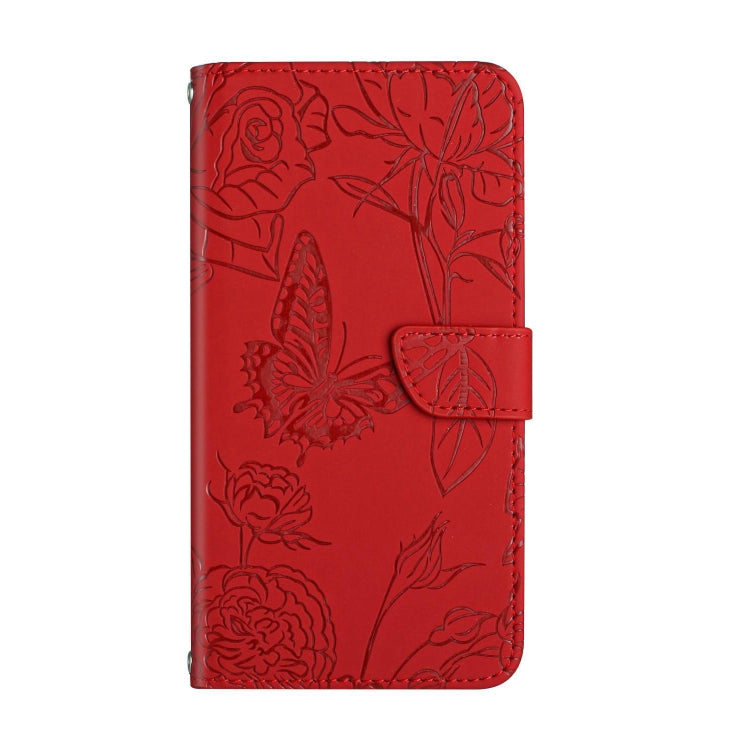 For Xiaomi Redmi Note 12 4G Global HT03 Skin Feel Butterfly Embossed Flip Leather Phone Case