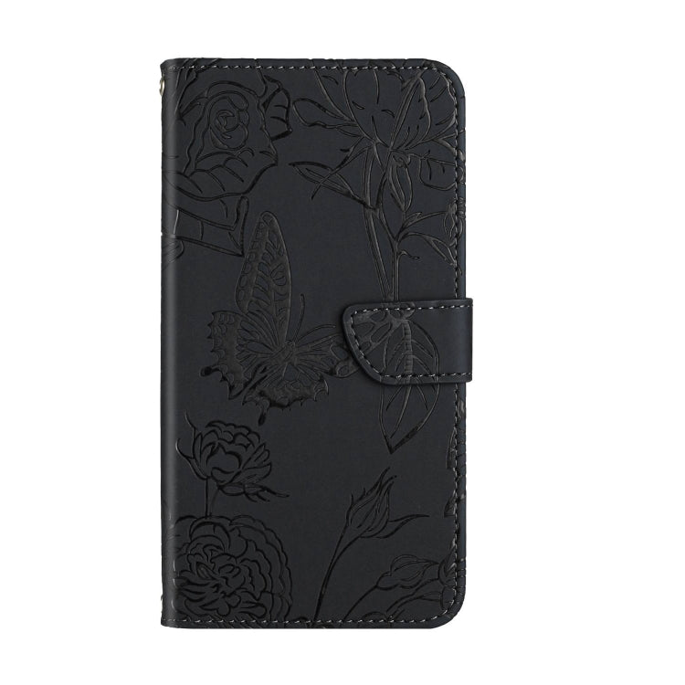 For Xiaomi Redmi Note 12 4G Global HT03 Skin Feel Butterfly Embossed Flip Leather Phone Case