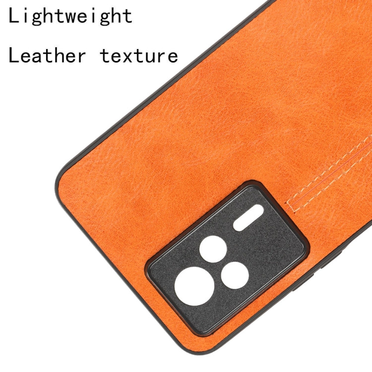 For Xiaomi Redmi K60E 5G Sewing Cow Pattern Skin PC + PU + TPU Phone Case