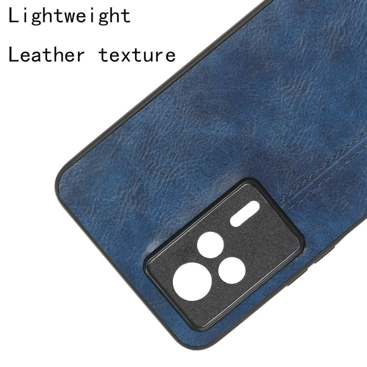 For Xiaomi Redmi K60E 5G Sewing Cow Pattern Skin PC + PU + TPU Phone Case