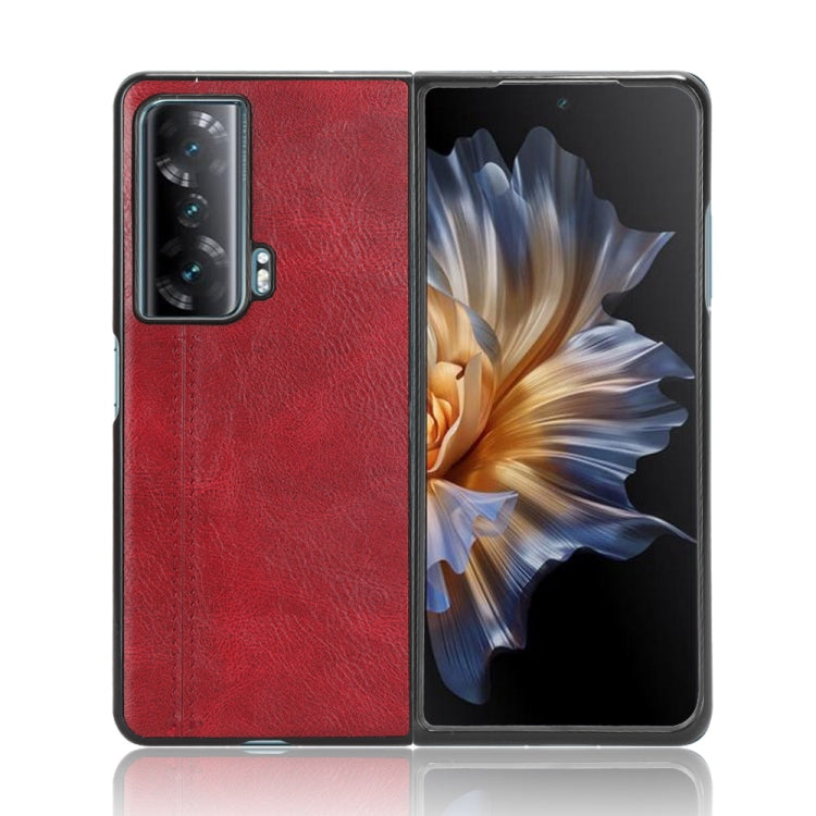 For Honor Magic Vs Sewing Cow Pattern Skin PC + PU + TPU Phone Case