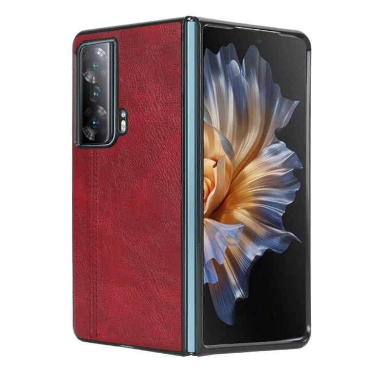 For Honor Magic Vs Sewing Cow Pattern Skin PC + PU + TPU Phone Case