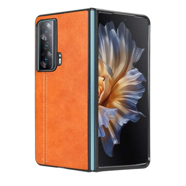 For Honor Magic Vs Sewing Cow Pattern Skin PC + PU + TPU Phone Case