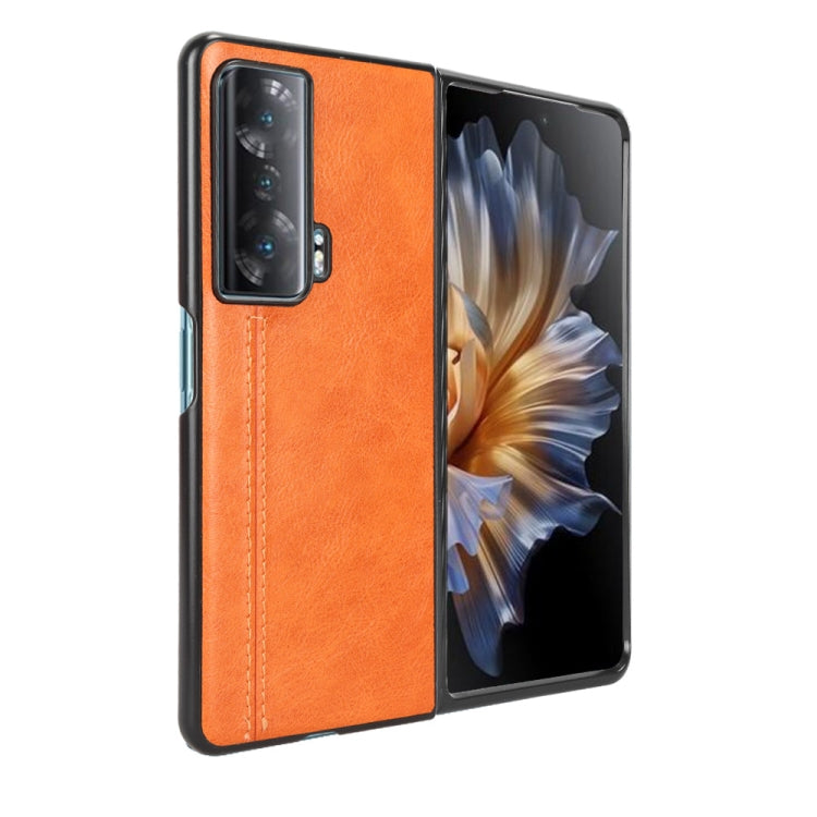 For Honor Magic Vs Sewing Cow Pattern Skin PC + PU + TPU Phone Case