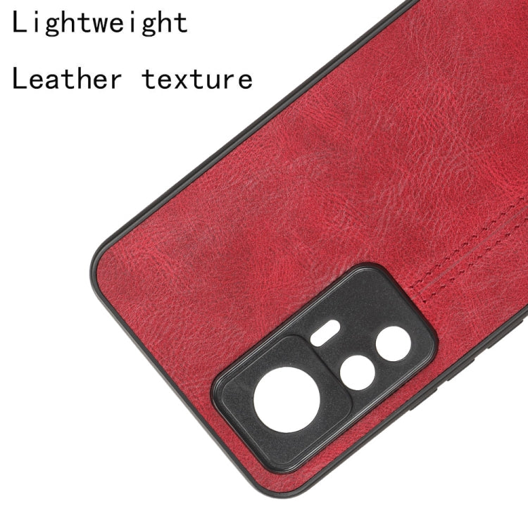 For Xiaomi 12T/Redmi K50 Ultra Sewing Cow Pattern Skin PC + PU + TPU Phone Case