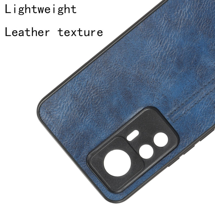 For Xiaomi 12T/Redmi K50 Ultra Sewing Cow Pattern Skin PC + PU + TPU Phone Case