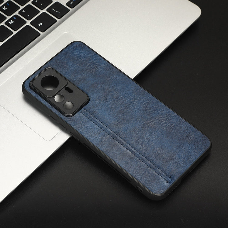 For Xiaomi 12T/Redmi K50 Ultra Sewing Cow Pattern Skin PC + PU + TPU Phone Case