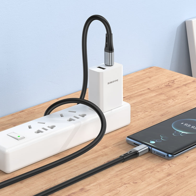 Borofone BX88 Type-C to Type-C Solid Silicone Charging Data Cable, Length:1m