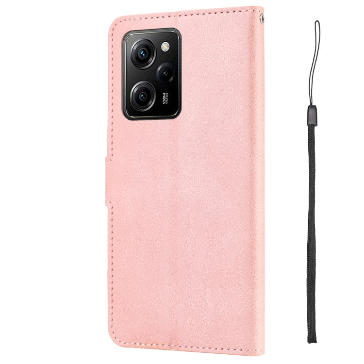 Fantasy Skin-feel Calfskin Texture Leather Phone Case for Xiaomi Redmi Note 12 Pro 5G/12 Pro Speed / Poco X5 Pro