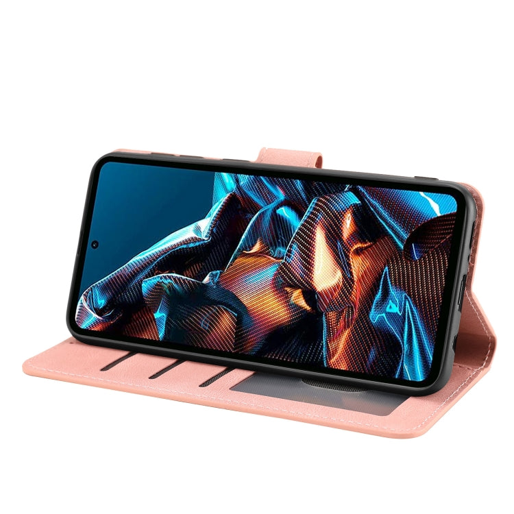 Fantasy Skin-feel Calfskin Texture Leather Phone Case for Xiaomi Redmi Note 12 Pro 5G/12 Pro Speed / Poco X5 Pro