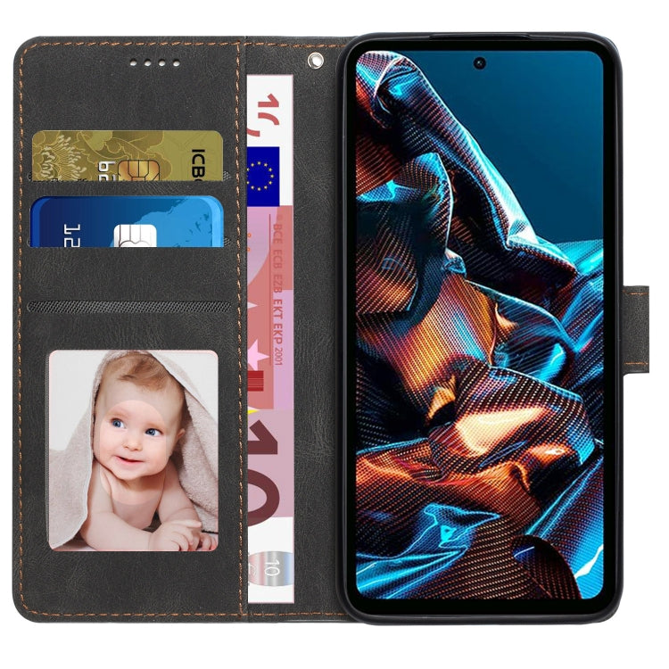 Fantasy Skin-feel Calfskin Texture Leather Phone Case for Xiaomi Redmi Note 12 Pro 5G/12 Pro Speed / Poco X5 Pro