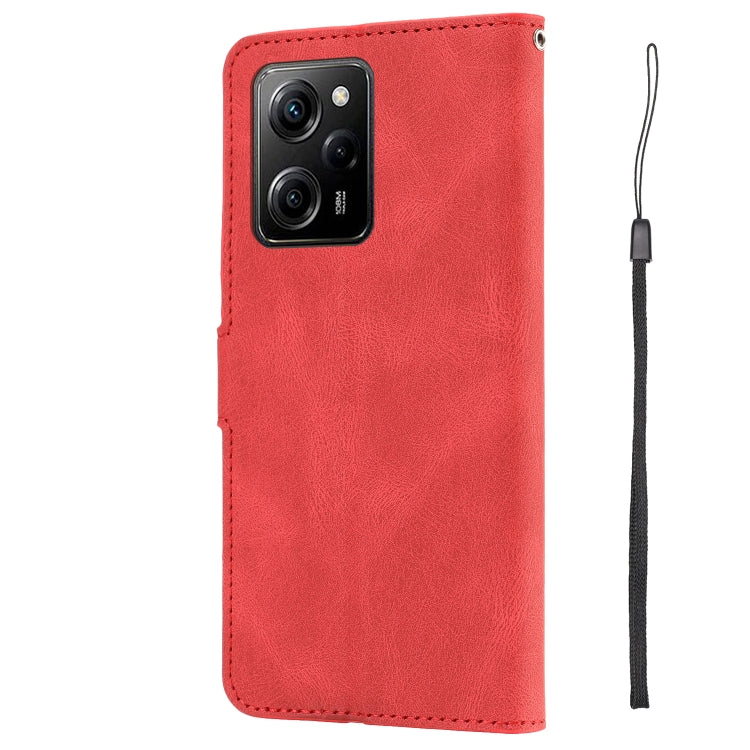 Fantasy Skin-feel Calfskin Texture Leather Phone Case for Xiaomi Redmi Note 12 Pro 5G/12 Pro Speed / Poco X5 Pro