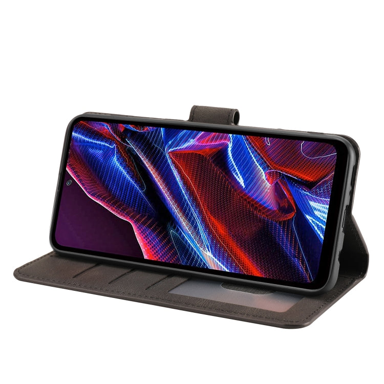 For Xiaomi Redmi Note 12 Pro+ / Note 12 Discovery Fantasy Skin-feel Calfskin Texture Leather Phone Case