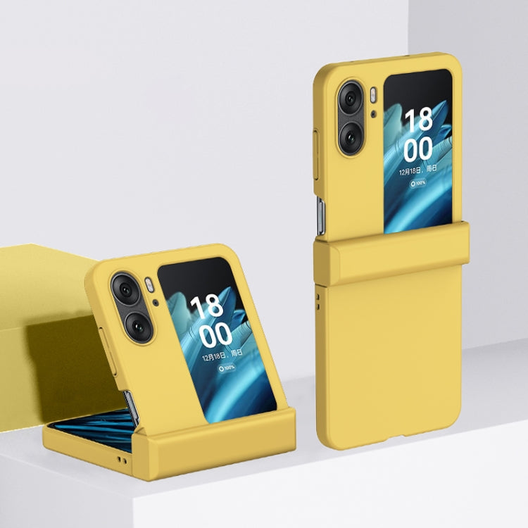 For OPPO Find N2 Flip Three-stage Skin Feel PC Phone Case with Hinge