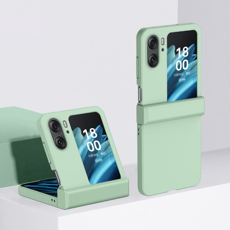 For OPPO Find N2 Flip Three-stage Skin Feel PC Phone Case with Hinge