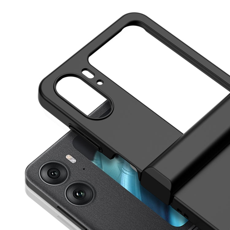 For OPPO Find N2 Flip Three-stage Skin Feel PC Phone Case with Hinge