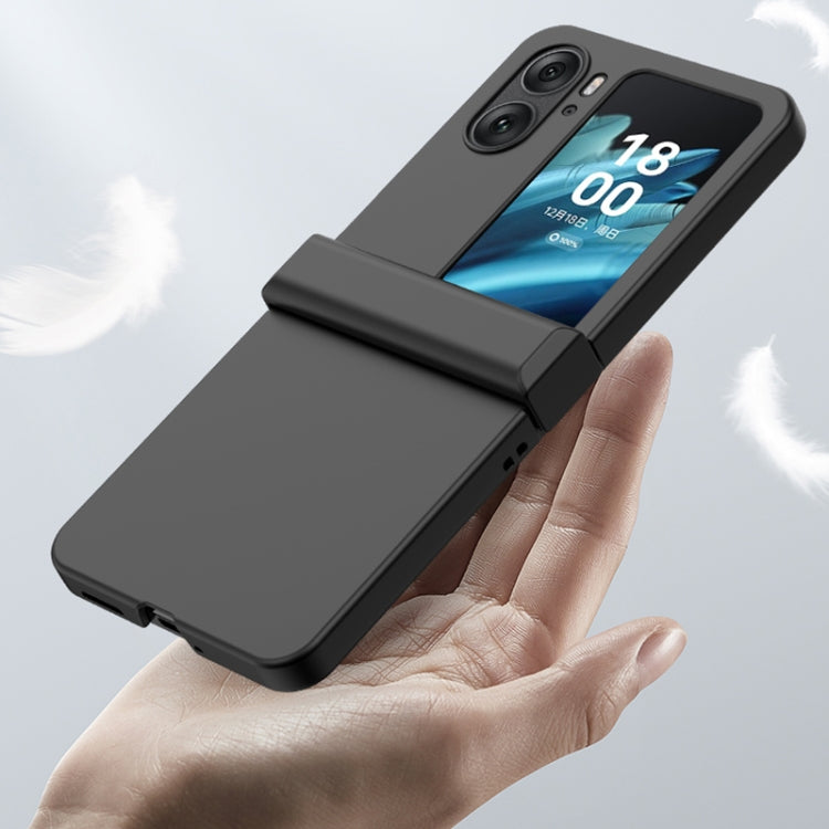 For OPPO Find N2 Flip Three-stage Skin Feel PC Phone Case with Hinge