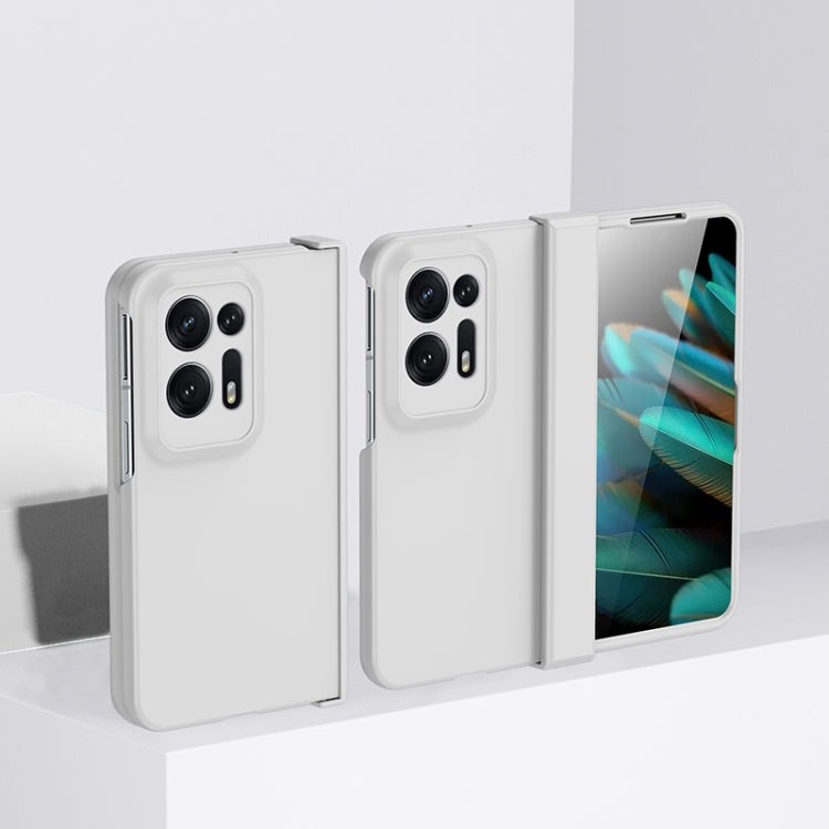 For OPPO Find N2 Three-stage Skin Feel PC Phone Case with Hinge