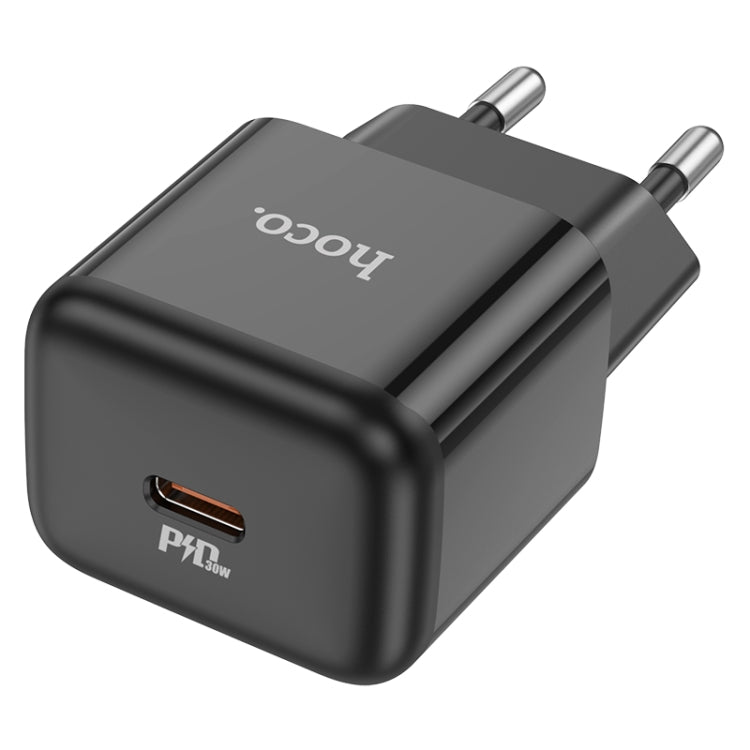 hoco N32 PD 30W USB-C/Type-C Single Port Charger, EU Plug