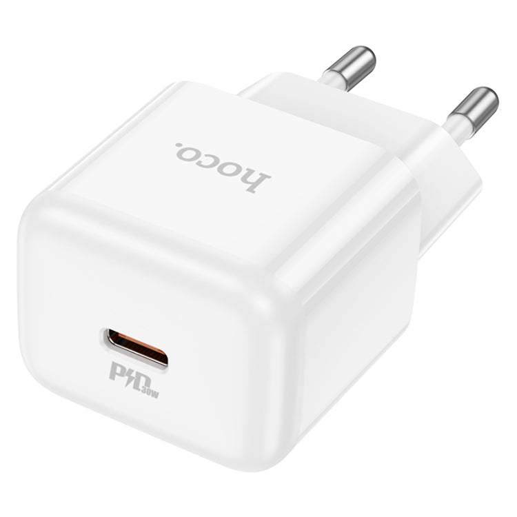 hoco N32 PD 30W USB-C/Type-C Single Port Charger, EU Plug