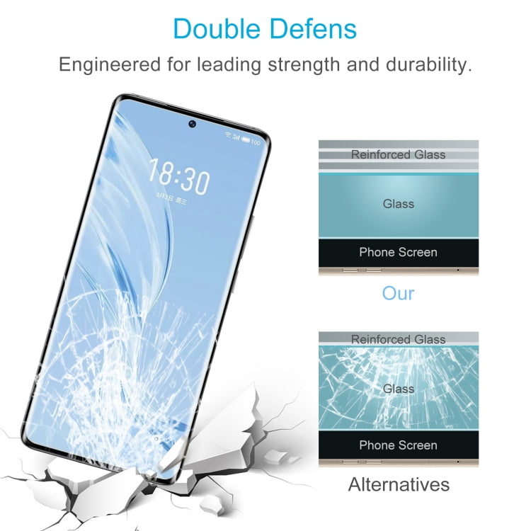 For Meizu 20 Pro 50pcs 0.26mm 9H 2.5D Tempered Glass Film