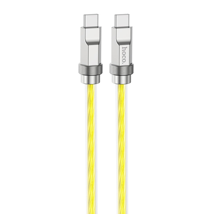 hoco U113 100W USB-C/Type-C to USB-C/Type-C Silicone Data Cable, Length: 1m