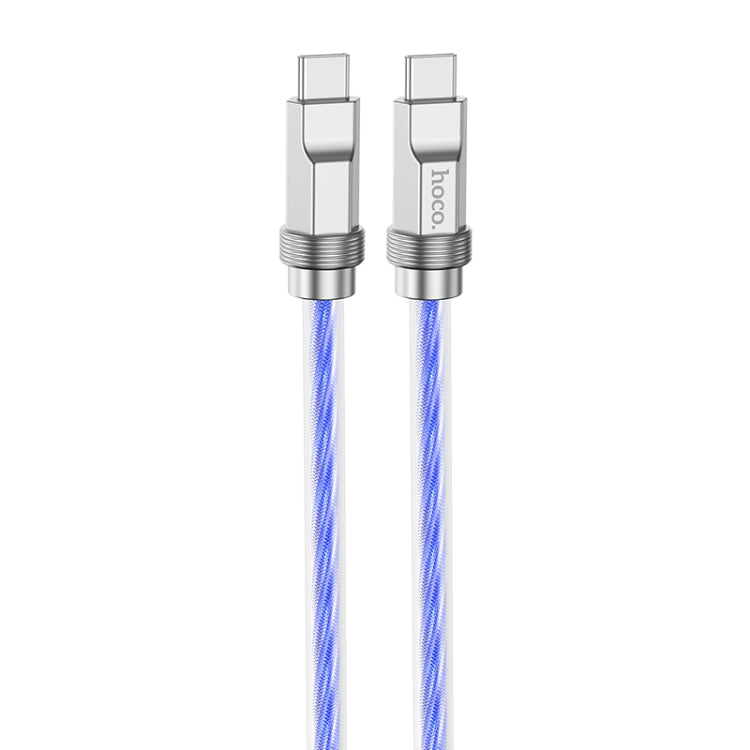 hoco U113 100W USB-C/Type-C to USB-C/Type-C Silicone Data Cable, Length: 1m