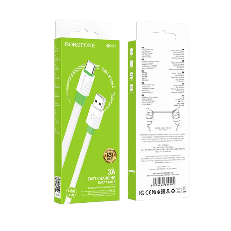 Borofone BX89 USB to Type-C Union 3A Charging Data Cable, Length:1m