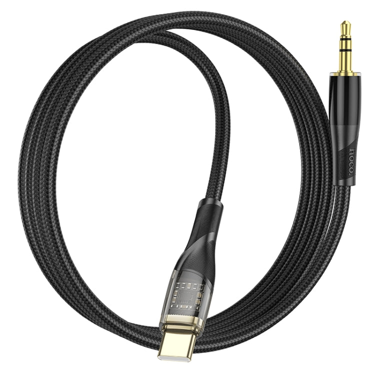 hoco UPA25 Transparent Exploration Version USB-C/Type-C Digital Audio Conversion Cable, Length: 1m