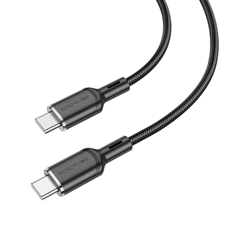Borofone BX90 Type-C to Type-C Cyber 60W Charging Data Cable, Length:1m