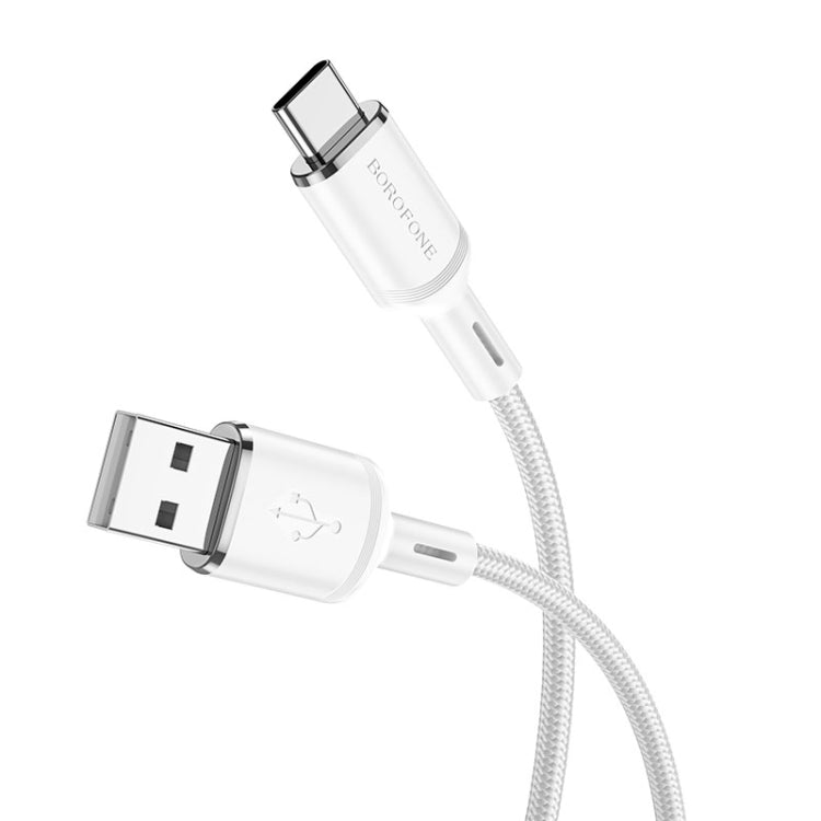 Borofone BX90 USB to Type-C Cyber 3A Charging Data Cable, Length:1m