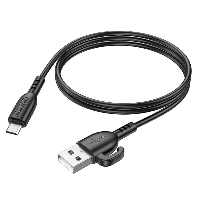 Borofone BX91 USB to Micro USB Symbol 2.4A Charging Data Cable, Length:1m