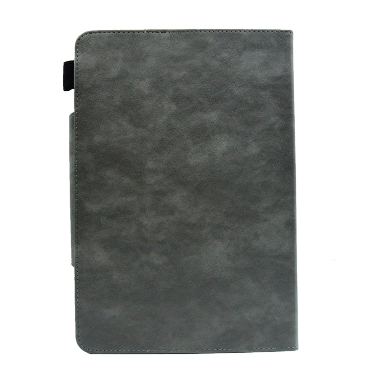 For 7 inch Suede Cross Texture Magnetic Clasp Leather Tablet Case