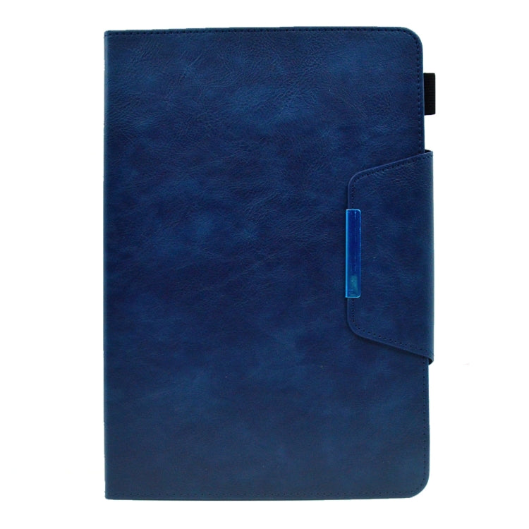 For 7 inch Suede Cross Texture Magnetic Clasp Leather Tablet Case