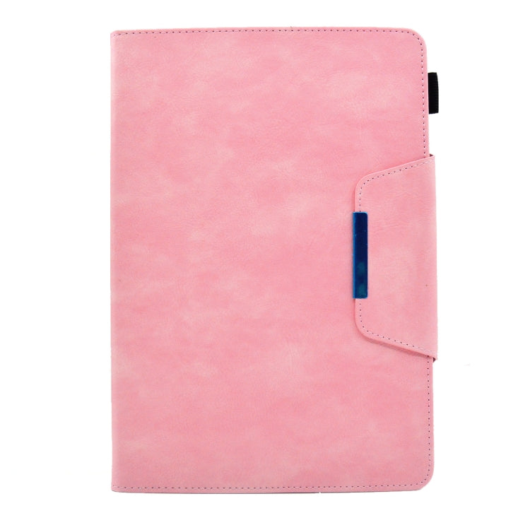 For 8 inch Suede Cross Texture Magnetic Clasp Leather Tablet Case