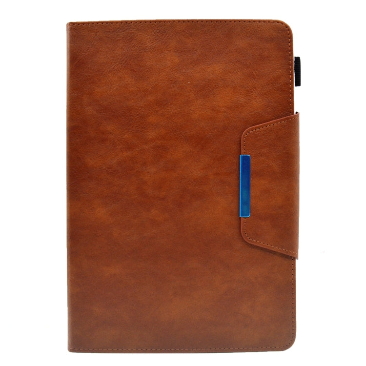 For 8 inch Suede Cross Texture Magnetic Clasp Leather Tablet Case