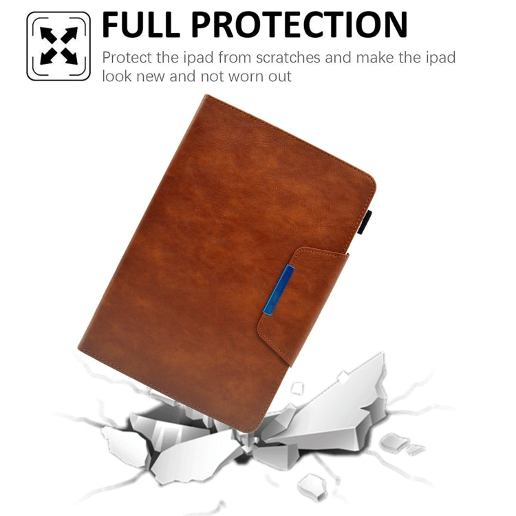 For 8 inch Suede Cross Texture Magnetic Clasp Leather Tablet Case