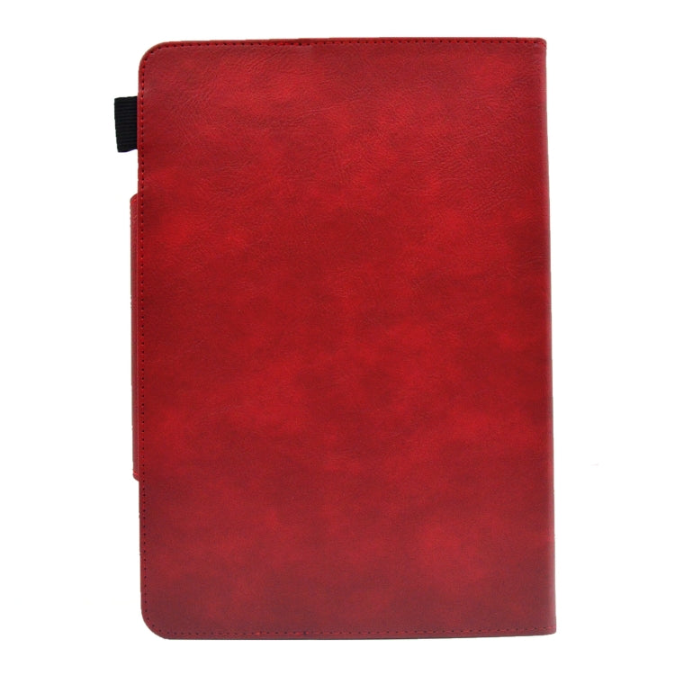 For 10 inch Suede Cross Texture Magnetic Clasp Leather Tablet Case